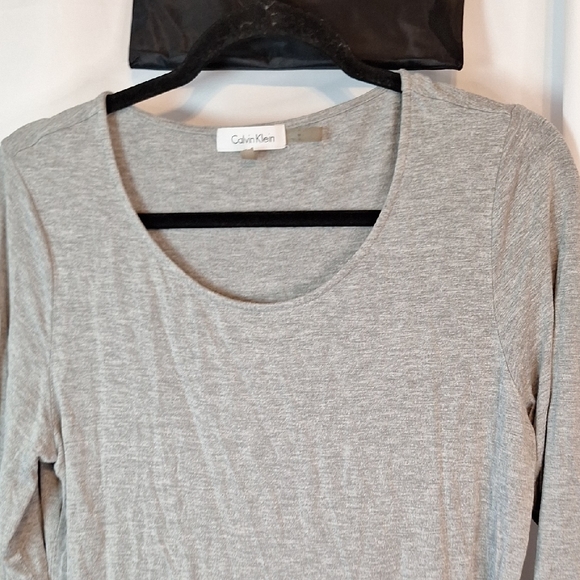 Calvin Klein Gray Women's Top large - Picture 1 of 4